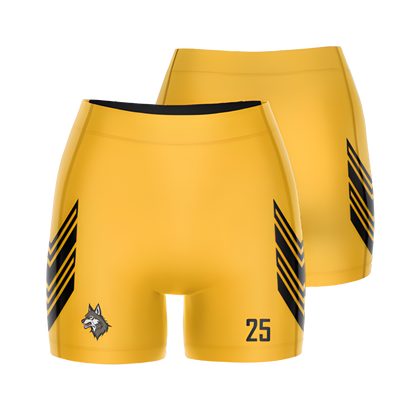 Short de compression de volleyball personnalisé – Femme