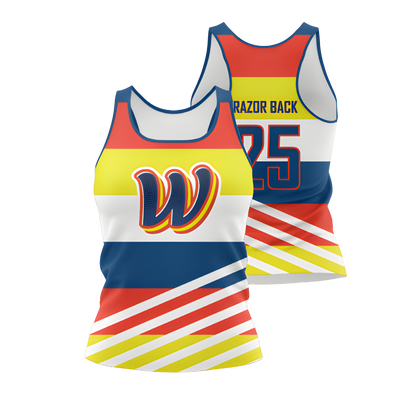 Custom Razorback Sleeveless Jersey - Women's