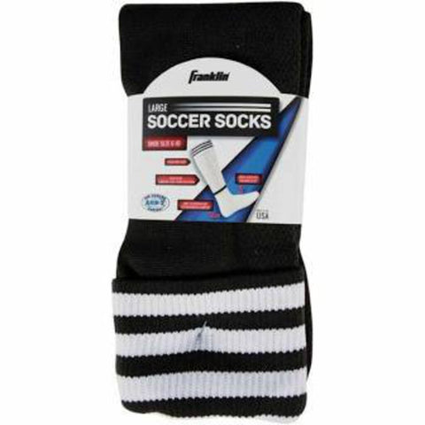 Medium Franklin ACD Soccer Socks - Black