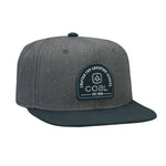 The Midvale Wool Snapback Cap - Charcoal