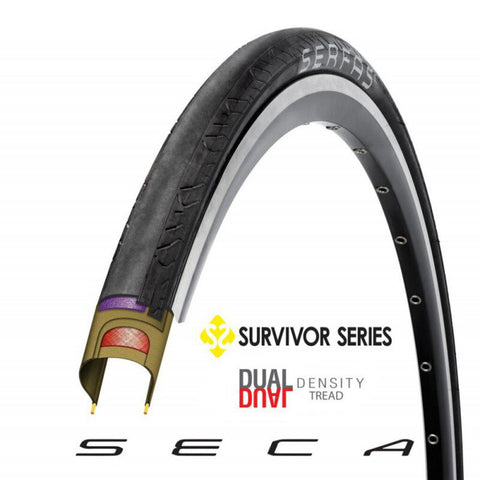 700x28 SECA Survivor Road Tire