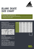 6/6.5 Rollerblade Blank SK Aggressive Inline Skates