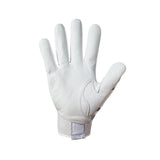 Large - Mizuno Pro 303 Batting Gloves - White