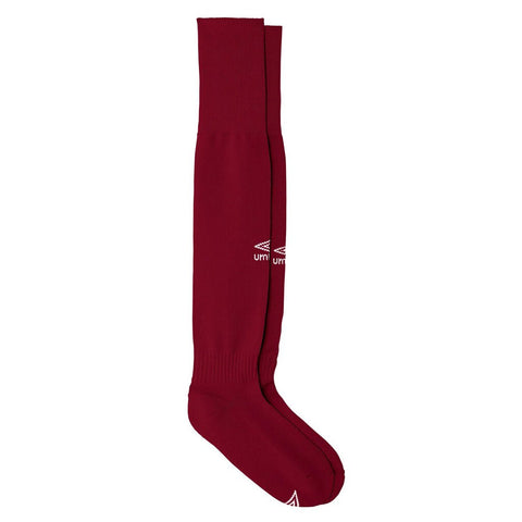 Umbro Boy's Club Soccer Sock - Large - New Claret