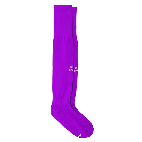 Umbro Boy's Club Soccer Sock - Large - Purple Cactus
