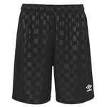 Umbro Men's Checkered Short - XL - Black Beauty