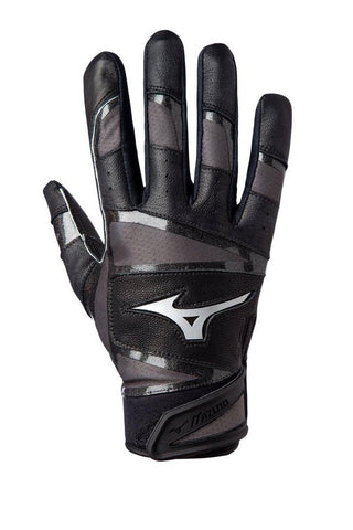 XL - Mizuno Pro 303 Batting Gloves - Black