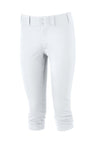 Girl's XL Mizuno Prospect Softball Pants - White
