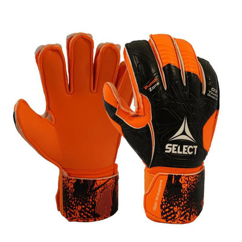 Select 03 Youth Protec Soccer Goalie Gloves - Orange - 6