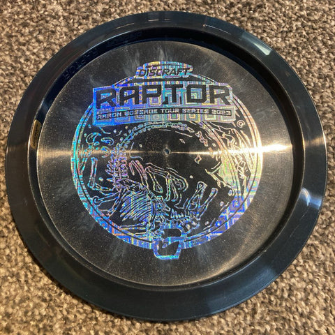170-172 Discraft Raptor Aaron Gossage Tour Series 2023 Driver - Bottom Stamp
