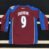 Y L/XL Colorado Avalanche Duchene(9) Hockey Jersey